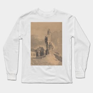 Byland Abbey, Yorkshire by John Sell Cotman Long Sleeve T-Shirt